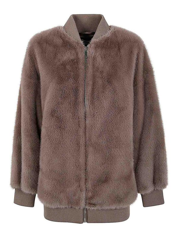 P.A.R.O.S.H.: Casualjacken - Casualjacke - Braun