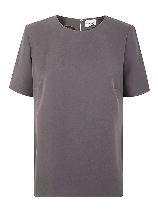 P.A.R.O.S.H.: t-shirt - T-shirt in Cady