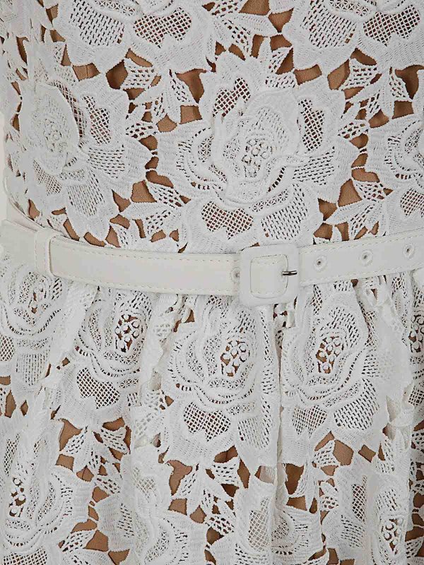 The Best Shops Self Portrait: Knielange Kleider - Knielanges Kleid - Braun