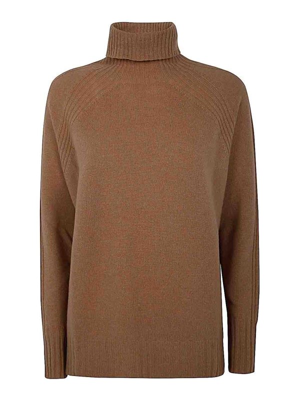 TWINSET: Rollkragenpullover  und Polo-Ausschnitt - Rollkragenpullover - Braun