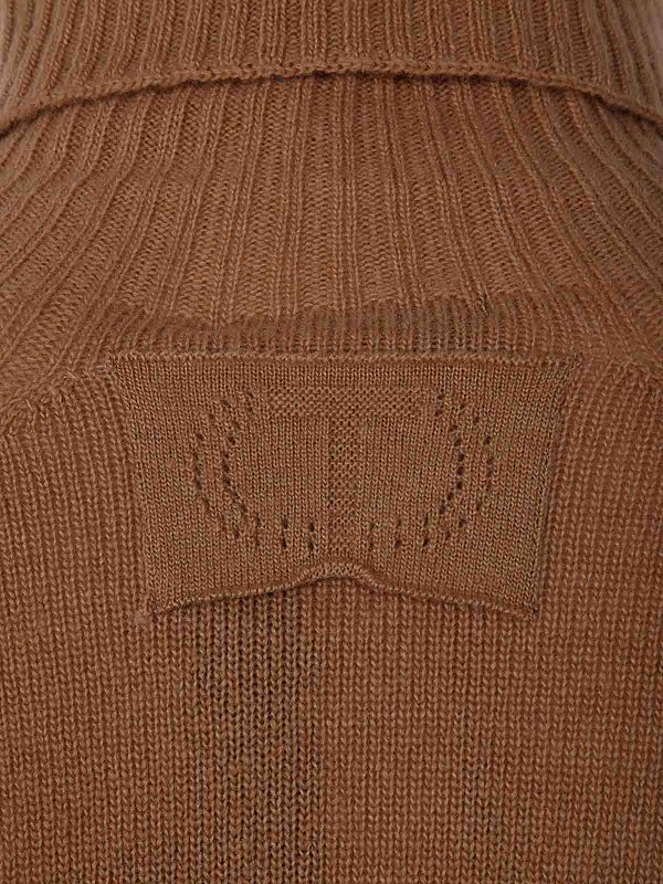 The Best Shops TWINSET: Rollkragenpullover  und Polo-Ausschnitt - Rollkragenpullover - Braun