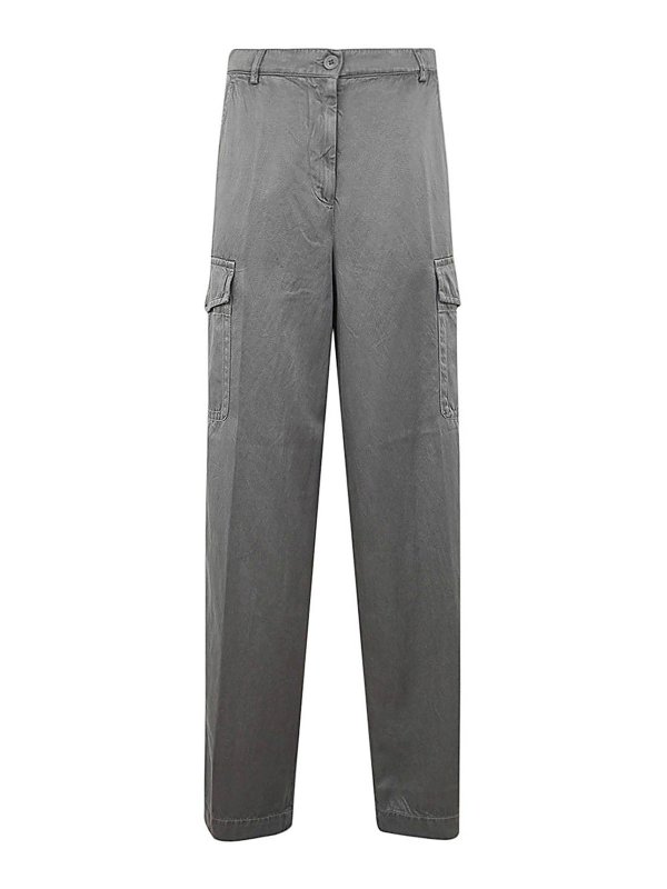 DRIES VAN NOTEN: Casual Hosen - Casual Hose - Grau
