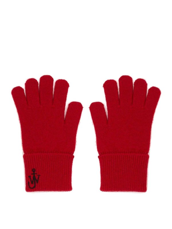 J.W. ANDERSON: Handschuhe - Handschuhe - Rot