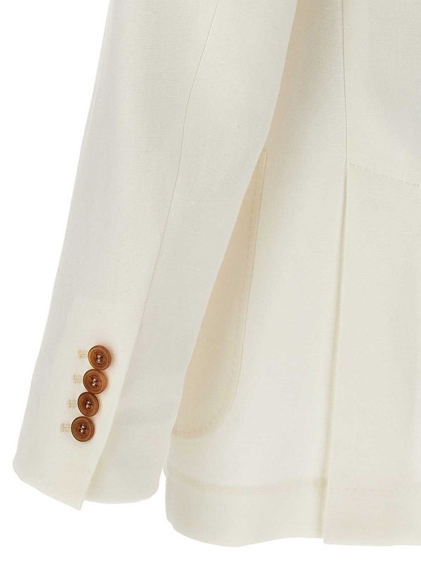 ブレザー - 白 shop online: BRUNELLO CUCINELLI