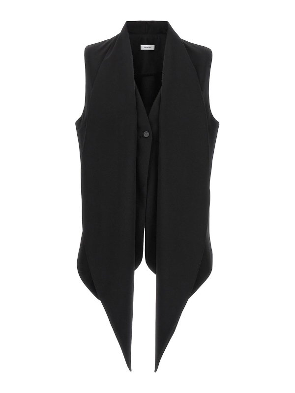 FERRAGAMO: vests - Bow Vest