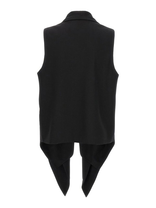 FERRAGAMO: vests online - Bow Vest