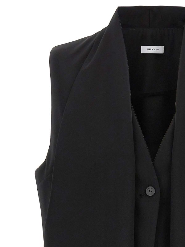 The Best Shops FERRAGAMO: vests - Bow Vest