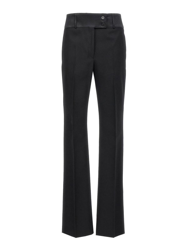 FERRAGAMO: テーラードトラウザー - テーラードパンツ - 黒