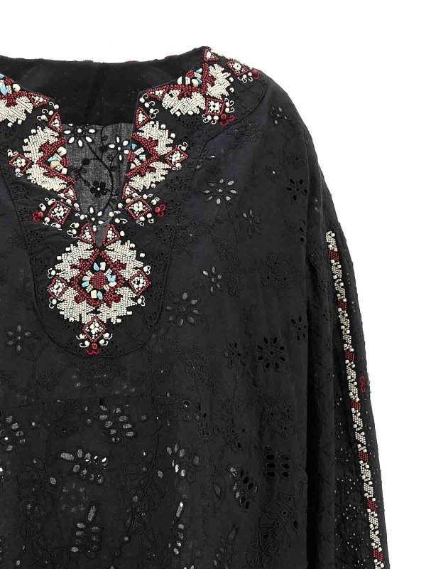 ブラウス - 黒 shop online: FORTELA