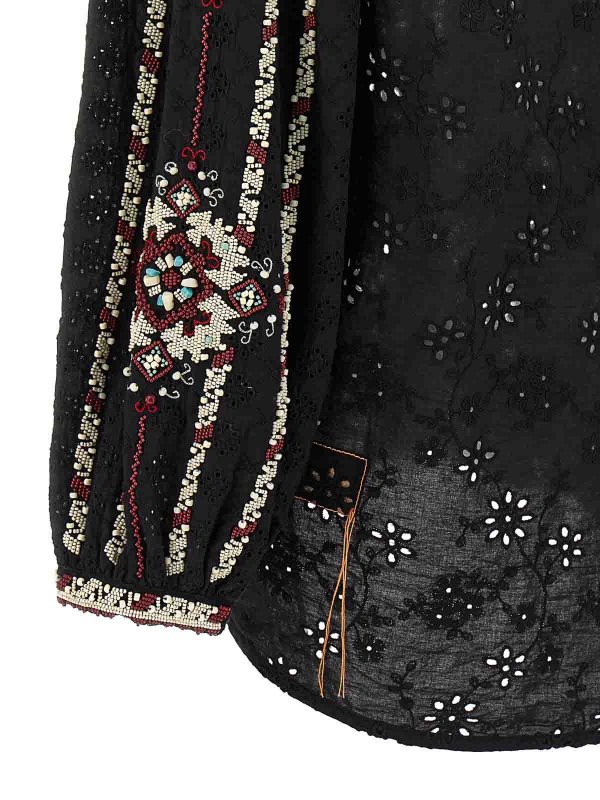 FORTELA buy online ブラウス - 黒