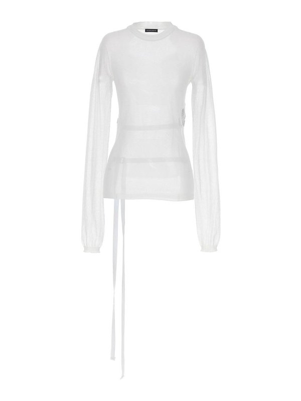 ANN DEMEULEMEESTER: crew necks - Blion Sweater