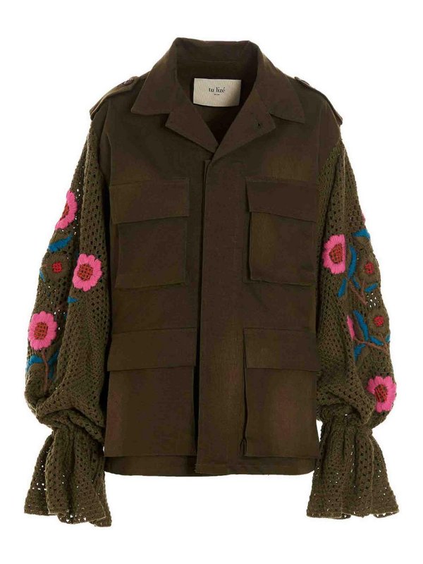 TU LIZÉ: カジュアルジャケット - カジュアルジャケット - 緑