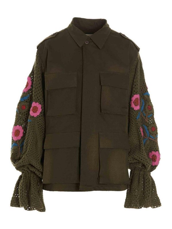 TU LIZÉ: カジュアルジャケット online - カジュアルジャケット - 緑