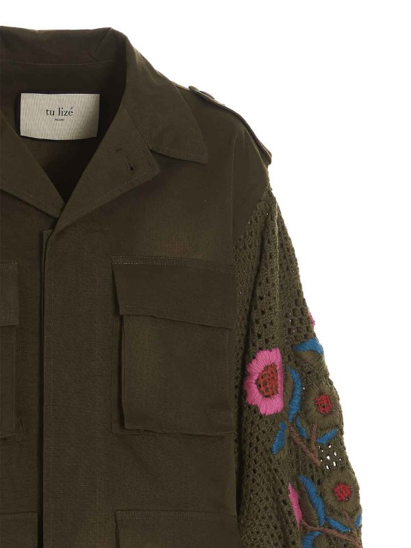 カジュアルジャケット - 緑 shop online: TU LIZÉ