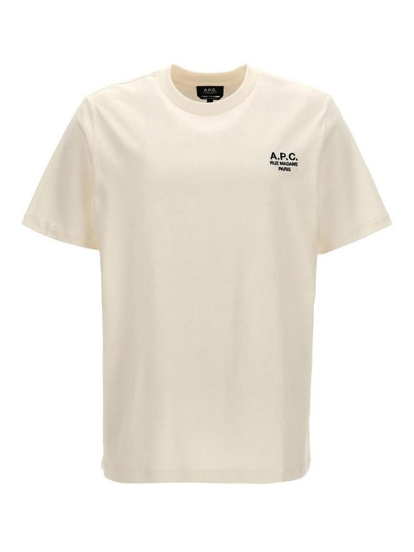 A.P.C.: T-shirts - T-Shirt - Weiß