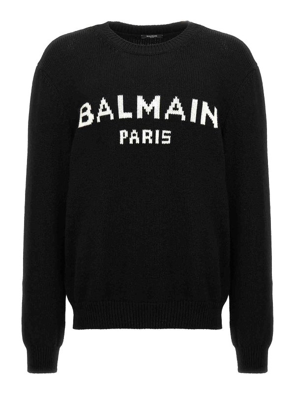 Balmain: crew necks - Wool sweater
