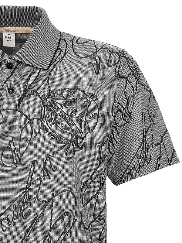 The Best Shops BERLUTI: Polos  - Polo - Gris