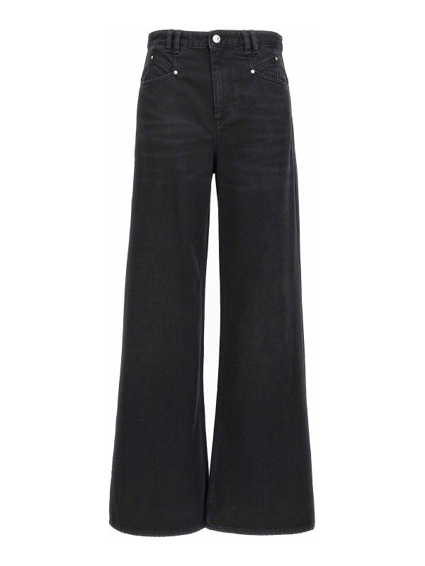 ISABEL MARANT: bootcut jeans - Lemony Jeans