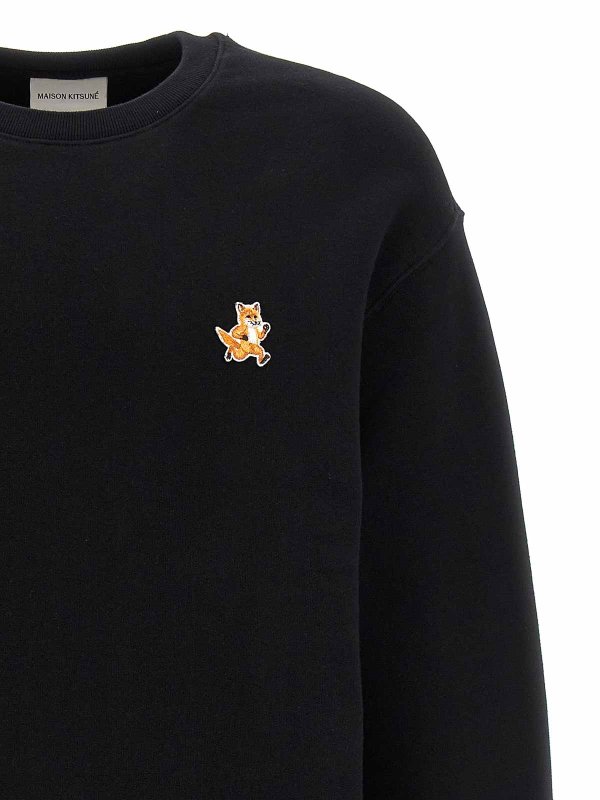 The Best Shops MAISON KITSUNÉ: Felpe e maglie - Felpa con toppa Speedy Fox