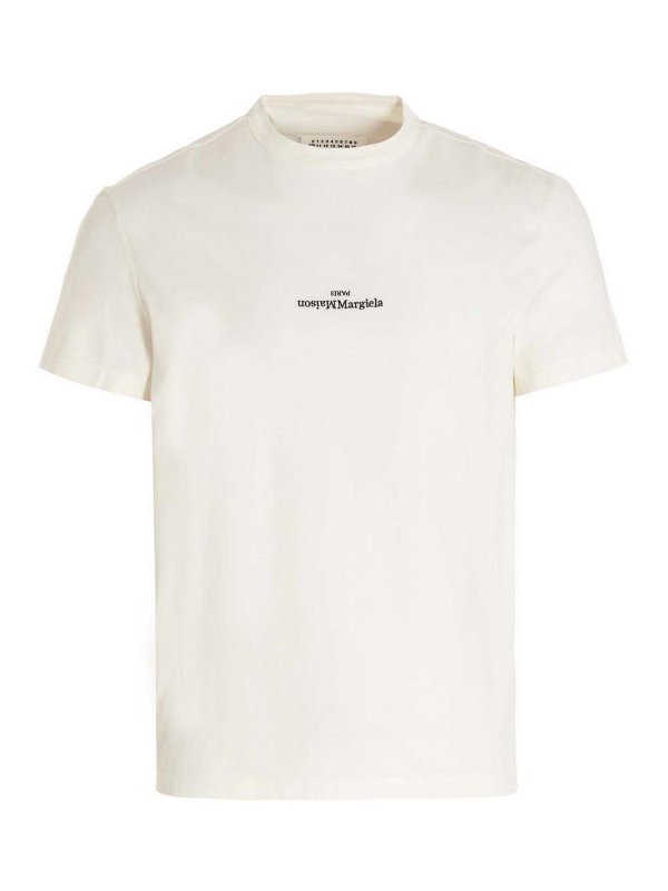 Maison Margiela: Tシャツ - Tシャツ - 白