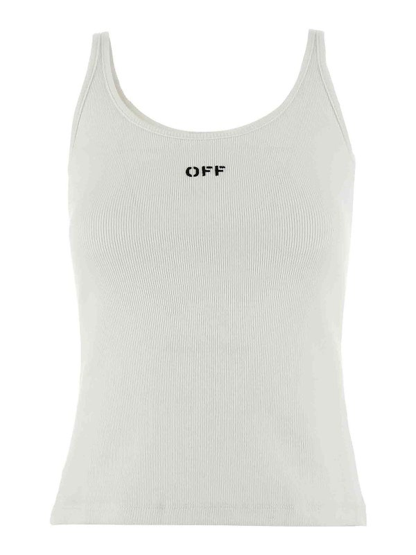 OFF-WHITE: Tops & Tank tops - Off Stamp Top