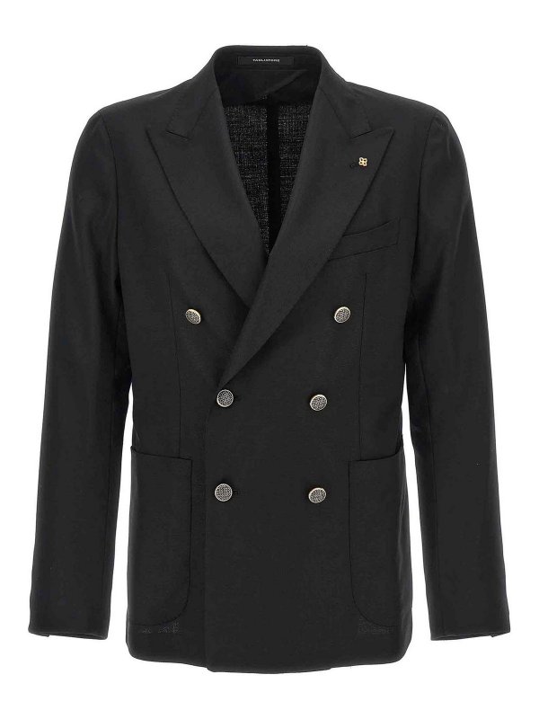 TAGLIATORE: ブレザー - ブレザー - 黒