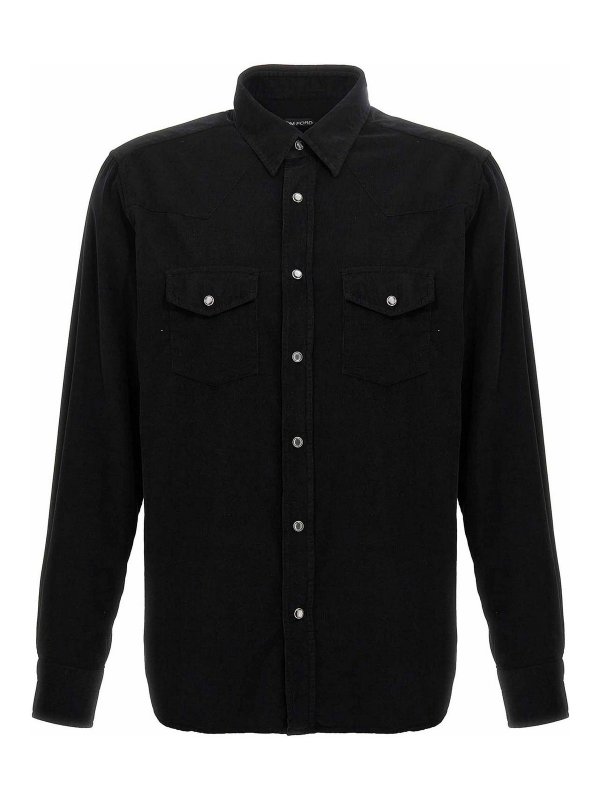TOM FORD: Hemden - Hemd - Schwarz