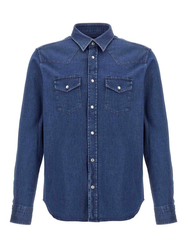 TOM FORD: Hemden - Hemd - Blau