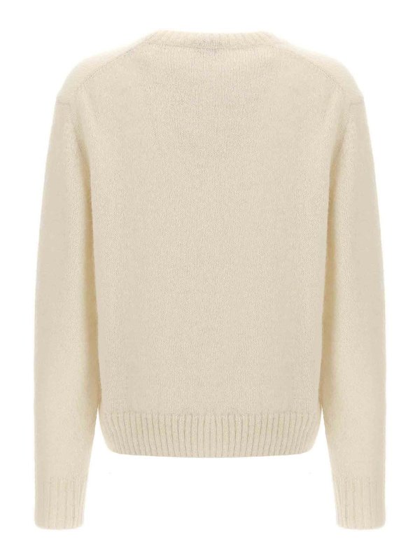 TOM FORD: Strickpullover mit Rundhalsausschnitt online - Rundhalspullover - Weiß