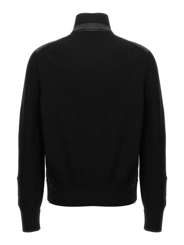 TOM FORD: padded jackets online - Knit Insert Down Jacket