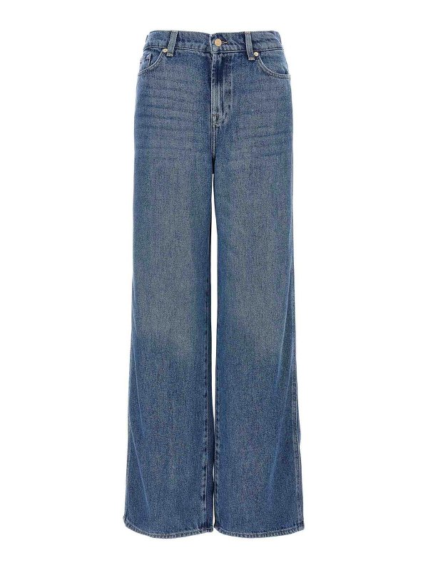 7 FOR ALL MANKIND: ブーツカットジーンズ - ブーツカットジーンズ - ブルー