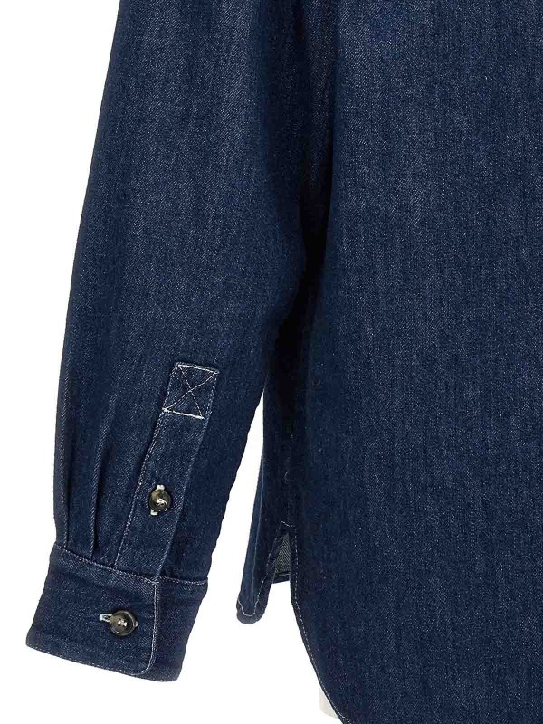 Camisa - Azul shop online: A.P.C.