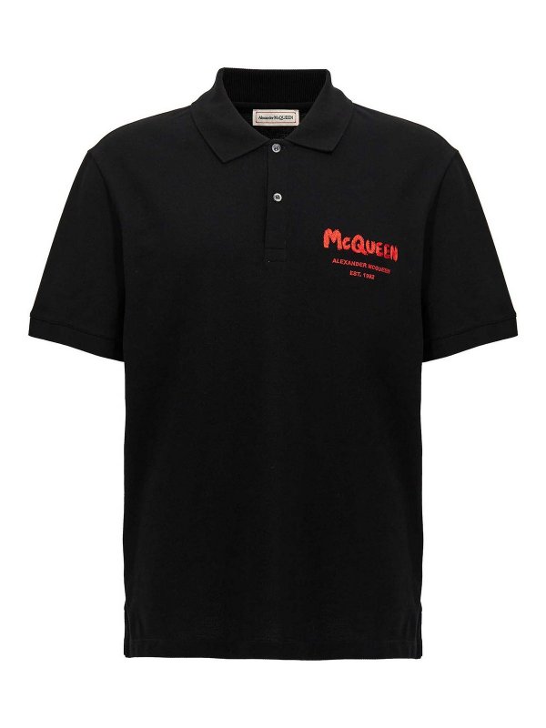 ALEXANDER MCQUEEN: Polos - Polo - Negro