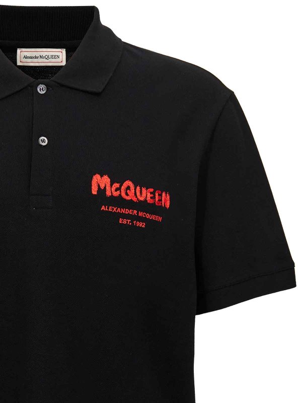 The Best Shops ALEXANDER MCQUEEN: Polos - Polo - Negro