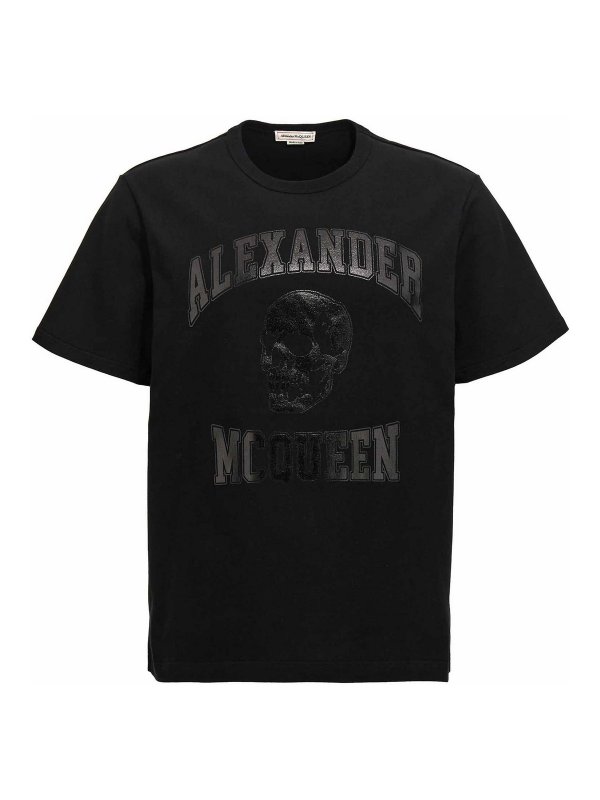 ALEXANDER MCQUEEN: T-shirts - T-Shirt - Noir