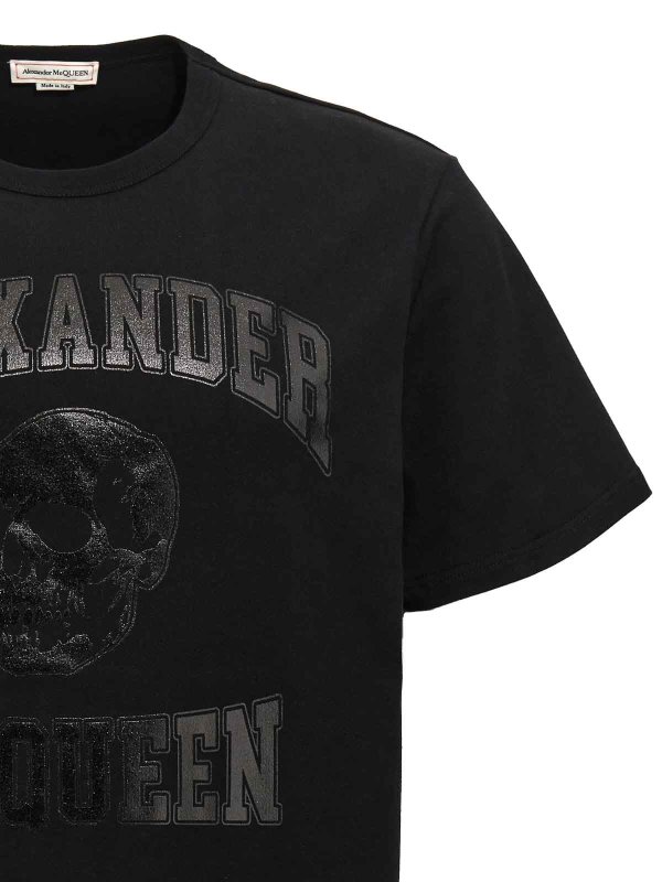 The Best Shops ALEXANDER MCQUEEN: T-shirts - T-Shirt - Noir