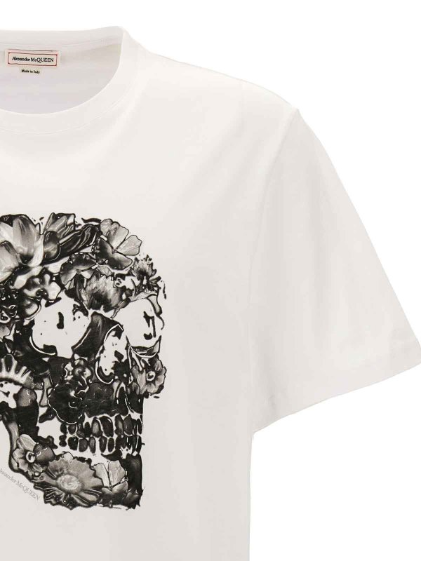 The Best Shops ALEXANDER MCQUEEN: T-shirts - T-Shirt - Weiß