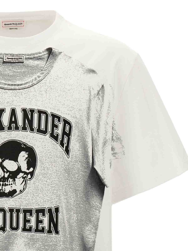 The Best Shops ALEXANDER MCQUEEN: t-shirts - Logo Print T-Shirt