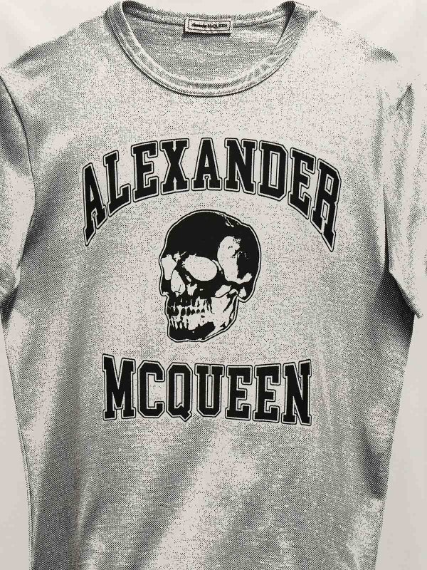 Logo Print T-Shirt shop online: ALEXANDER MCQUEEN
