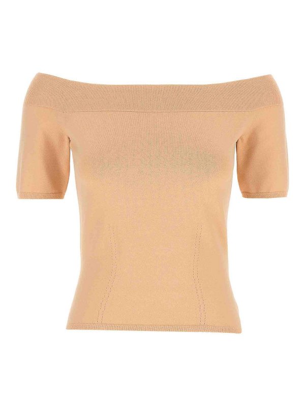 ALEXANDER MCQUEEN: Top e canotte - Top fuori dalle spalle