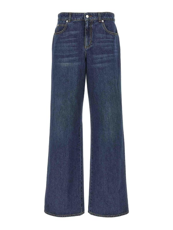 ALEXANDER MCQUEEN: bootcut jeans - Denim Jeans