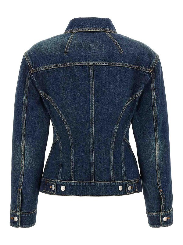 ALEXANDER MCQUEEN: デニムジャケット online - デニムジャケット - ブルー