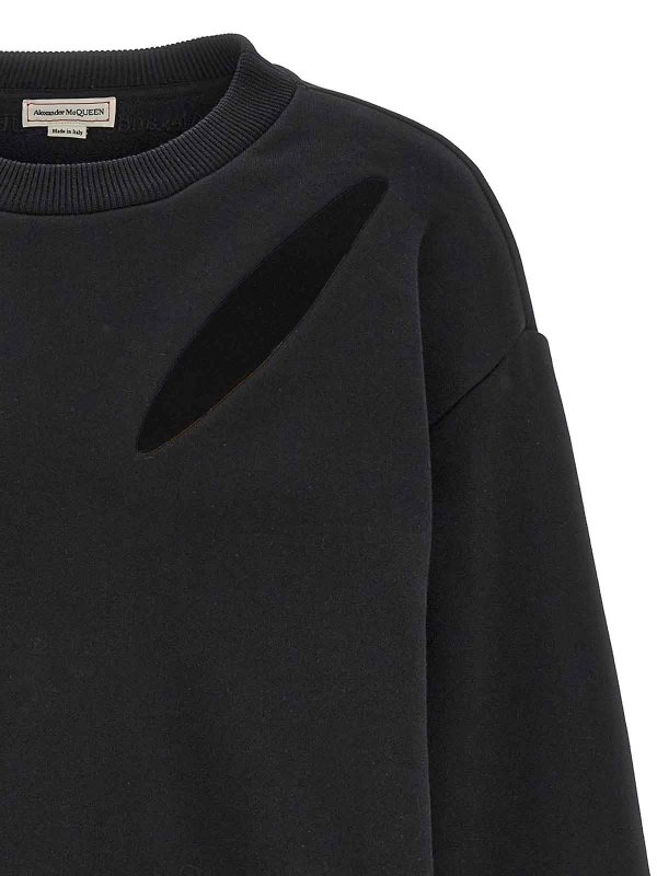 The Best Shops ALEXANDER MCQUEEN: Sweatshirts und Pullover - Sweatshirt - Schwarz