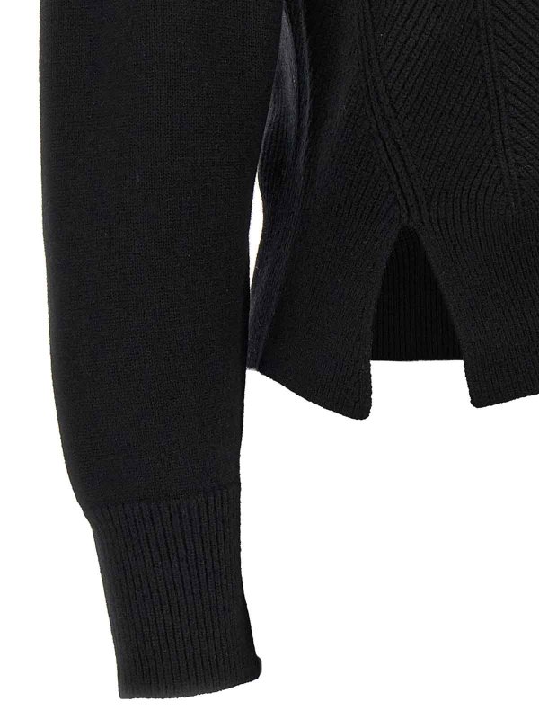 Chevron Corset Sweater shop online: ALEXANDER MCQUEEN