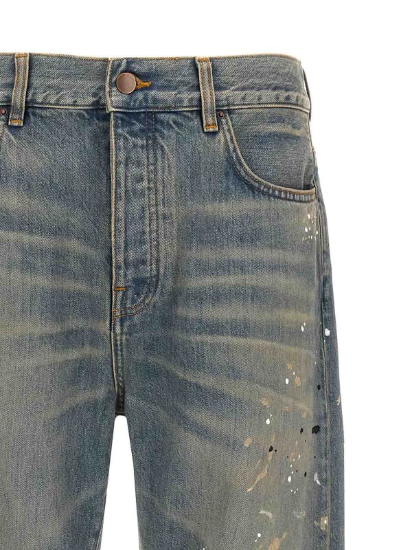 The Best Shops AMIRI: jeans dritti, a sigaretta - Jeans dritti da pittore