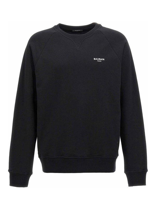 Balmain: スウェット＆セーター - スウェットシャツ/セーター - 黒