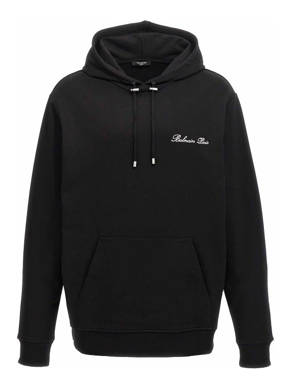 Balmain: Sweatshirts und Pullover - Sweatshirt - Schwarz