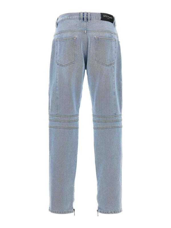 Balmain: bootcut jeans online - Biker Jeans
