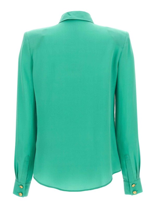 Balmain: camicie online - Camicia con bottoni con logo
