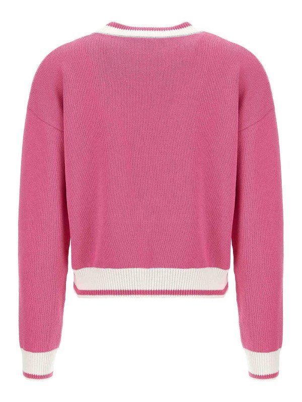 Balmain: crew necks online - Signature Sweater